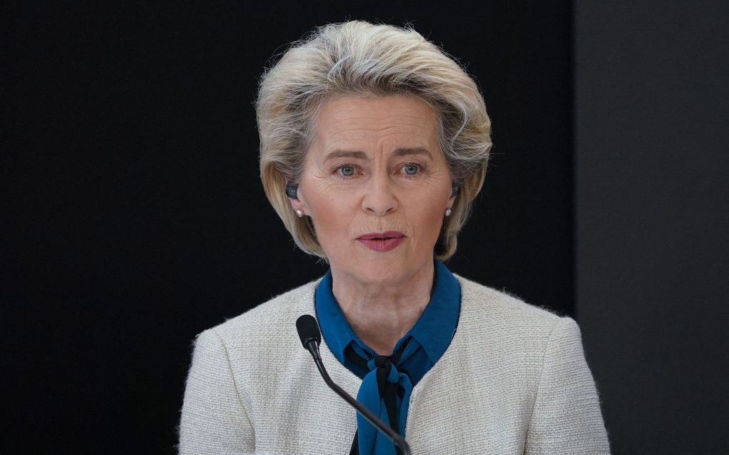 Von der Leyen. beeld AFP, Janek Skarzynski