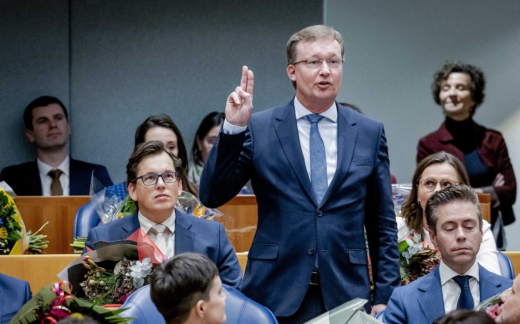 SGP-Kamerlid Diederik van Dijk. beeld ANP, Robin van Lonkhuijsen