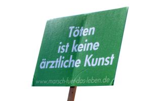 In Berlijn en Keulen werd op 16 september een ”Mars voor het Leven” gelopen. beeld EPD-Bild, Rolf Zöllner