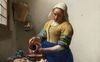 Het melkmeisje (uitsnede), Vermeer. beeld Rijksmuseum