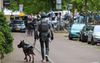 Politie in actie na de steekpartij in het centrum van Leiden, in juli. beeld ANP Mediativ, Wouter Hoeben