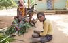De 30-jarige Bana Jamanca uit Guinee-Bissau werd verwaarloosd aangetroffen in het ouderlijk huis.  Nu Stichting Kimon  haar uit haar isolement heeft gehaald, gloort er hoop voor  haar. Zelf wil ze graag naar school, liet ze weten.  beeld Jaco Klamer