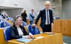 PVV-leider Wilders vorige week tijdens het debat over het eindverslag van informateur Plasterk. Links naast Wilders Fleur Agema. Beeld ANP, Sem van der Wal