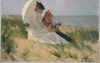 ”Op de duinen in Zandvoort”, Ferdinand Hart Nibbrig (1892).  beeld Singer Laren