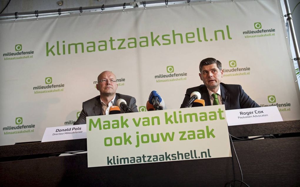 De klimaatzaak tegen Shell start dinsdag. beeld Milieudefensie, Marten van Dijl