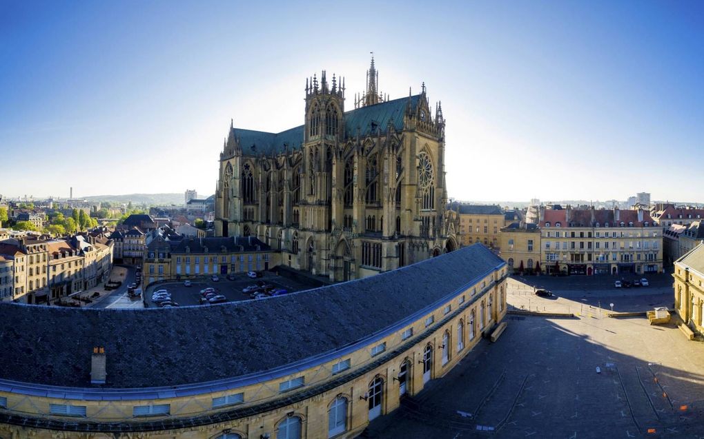 Kathedraal Saint-Etienne in Metz. beeld Hollandse Hoogte / AFP, Jean-Christophe Verhaegen