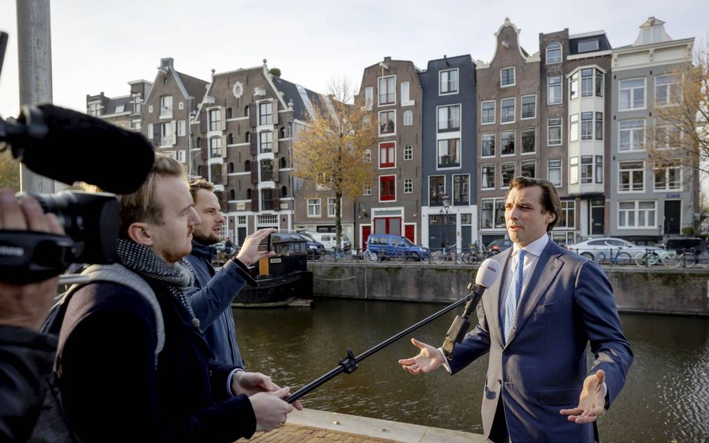 De oprichter van een nieuwe partij beschouwt die partij soms als zijn privébezit. Dat is zeker het geval bij Forum voor Democratie. Baudet is Forum en Forum is Baudet. beeld ANP, Robin van Lonkhuijsen