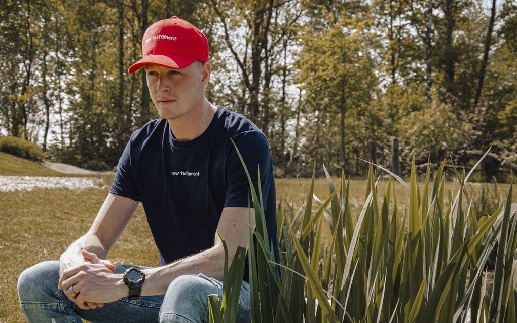 Met zijn kledinglijn New Testament wil Sander Jongsma subtiel getuigen van zijn geloof.​ beeld New Testament