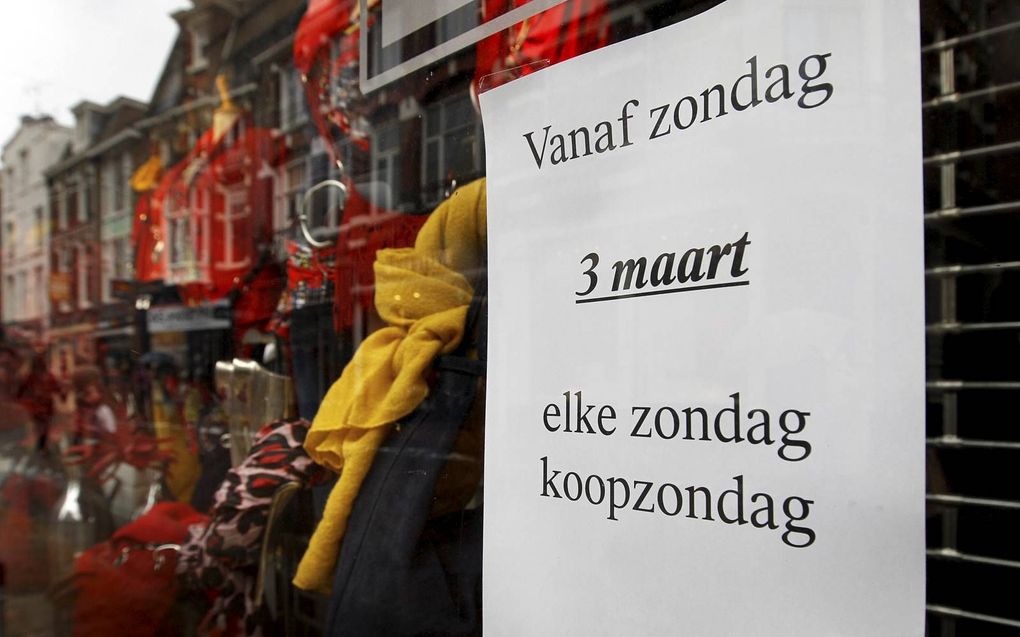 „Omzet, geld en winstmaximalisatie mogen niet het laatste woord hebben.”  Foto: Utrecht voerde de koopzondag in 2013 in.  beeld ANP, Bas Czerwinski