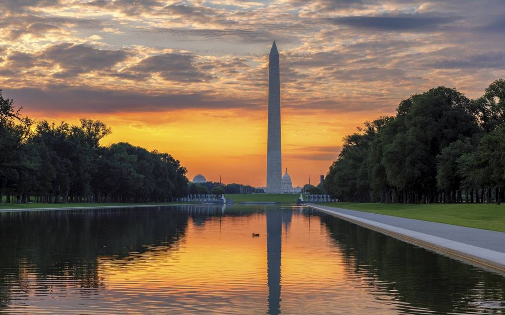 De Amerikaanse hoofdstad dankt zijn naam aan de eerste president van de Verenigde Staten, George Washington. Ter ere van hem werd er in 1884 een 169 meter hoge obelisk onthuld. beeld iStock