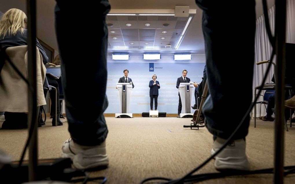 Persconferenties over het coronavirus trekken veel kijkers. beeld ANP, Bart Maat