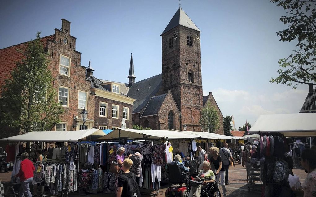 De Oude Kerk van de protestantse gemeente in Naaldwijk. beeld RD