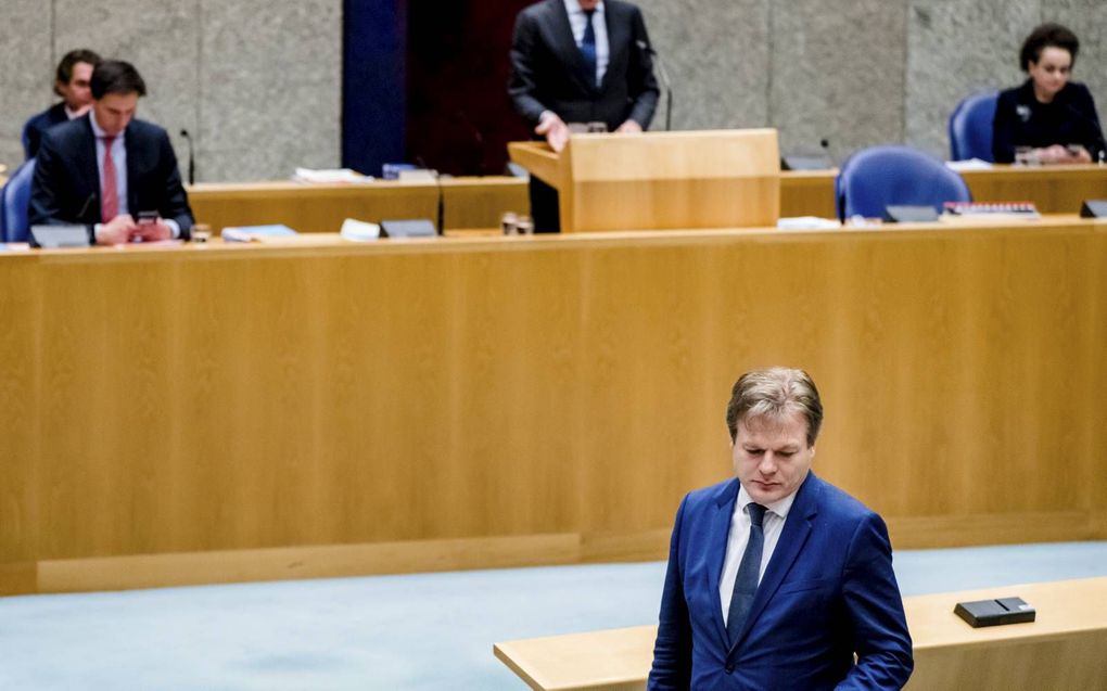 CDA’er Omtzigt legde premier Rutte het vuur aan de schenen. beeld ANP, Bart Maat