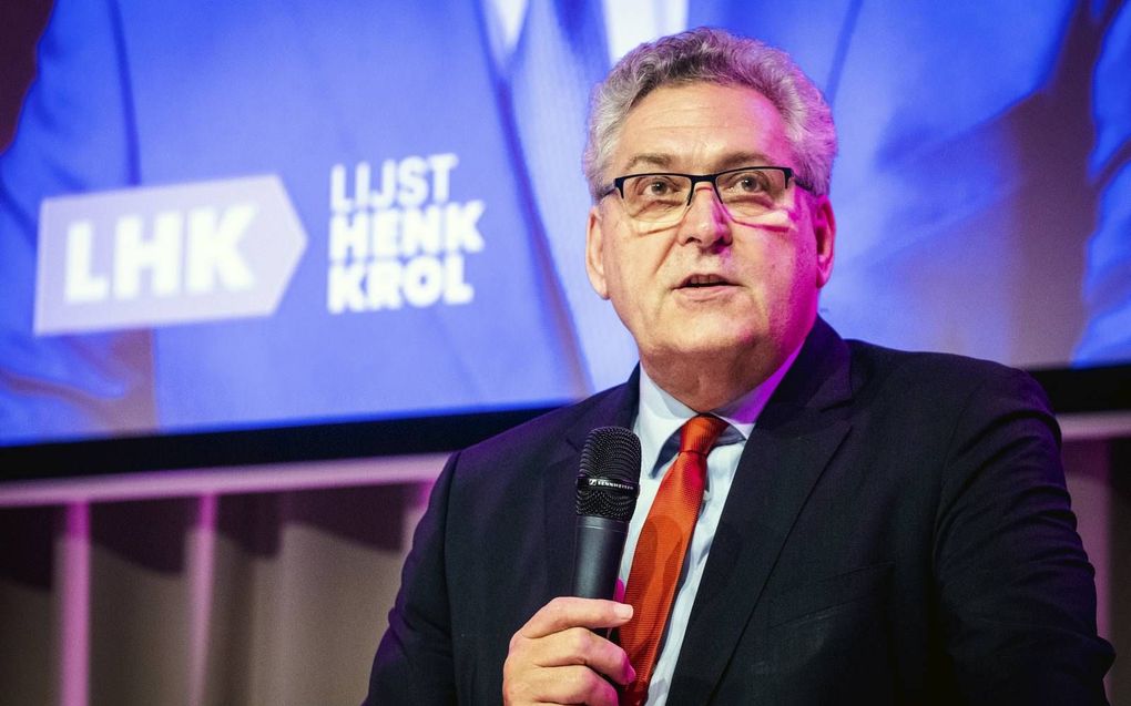 Henk Krol wil met zijn nieuwe partij Lijst Henk Krol (LHK) de Tweede Kamer in. beeld ANP, Sem van der Wal