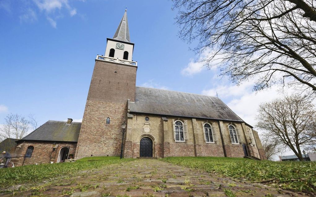 De ”kerk op de hoogte” in Wolvega, gemeente Weststellingwerf. beeld Rens Hooyenga