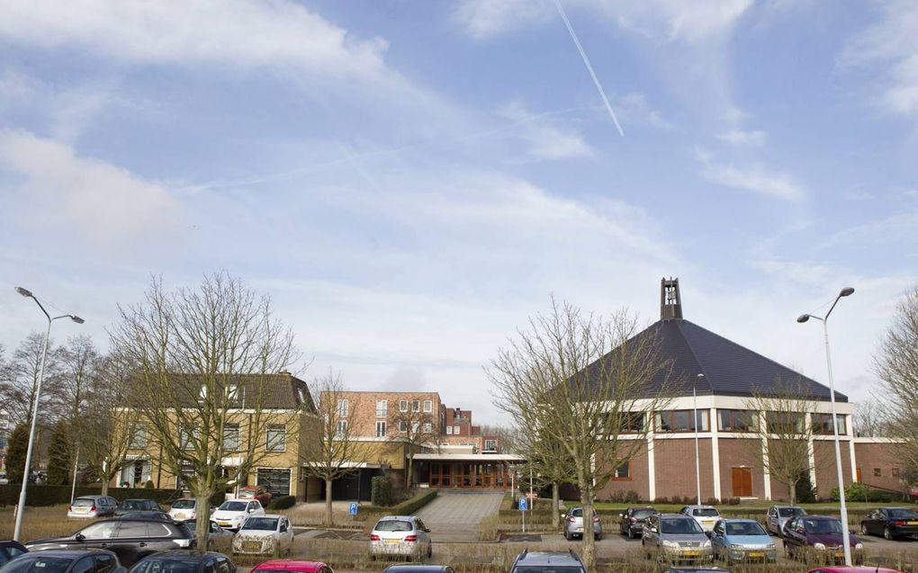 Het kerkgebouw van de oud gereformeerde gemeente in Nederland te Krimpen aan den IJssel. beeld RD, Anton Dommerholt