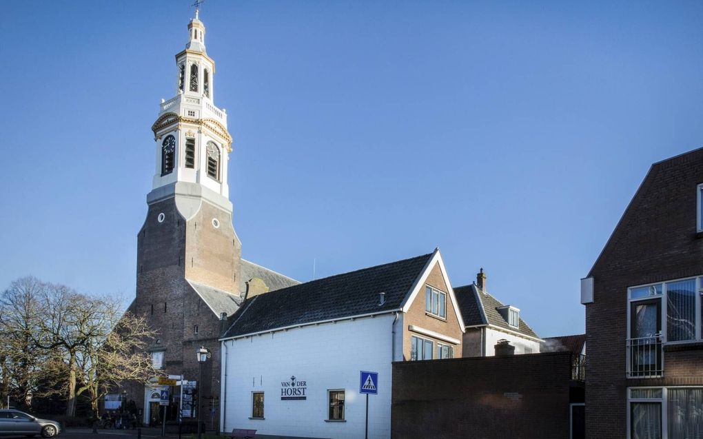 De karakteristieke toren van de Grote Kerk in Nijkerk. beeld RD, Henk Visscher