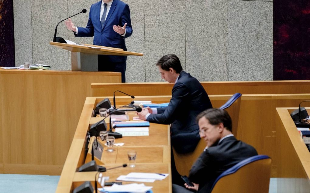 „CDA-Kamerlid Pieter Omtzigt kreeg de 342.472 voorkeurstemmen vooral omdat hij het kabinet onder leiding van VVD-leider Mark Rutte stevig controleerde.” beeld ANP, Bart Maat