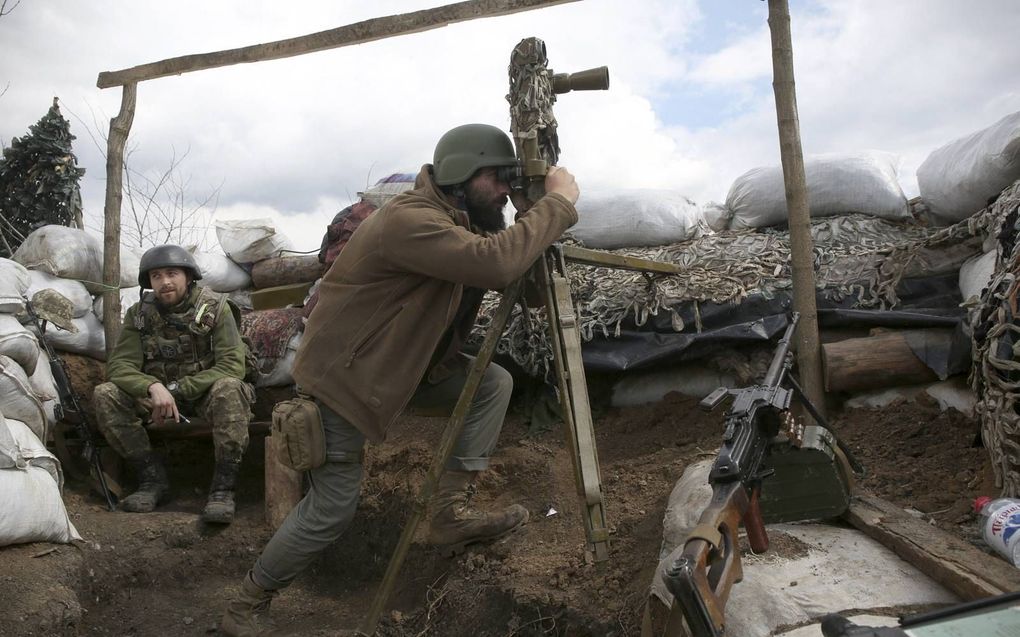 „De militaire garanties van Amerika en de NAVO werden door ‘Kiev’ opgevat als een vrijbrief om de Krim te heroveren en onderweg de afvallige volksrepublieken Donetsk en Loegansk weer in te lijven​.” ​beeld AFP, Anatolii Stepanov