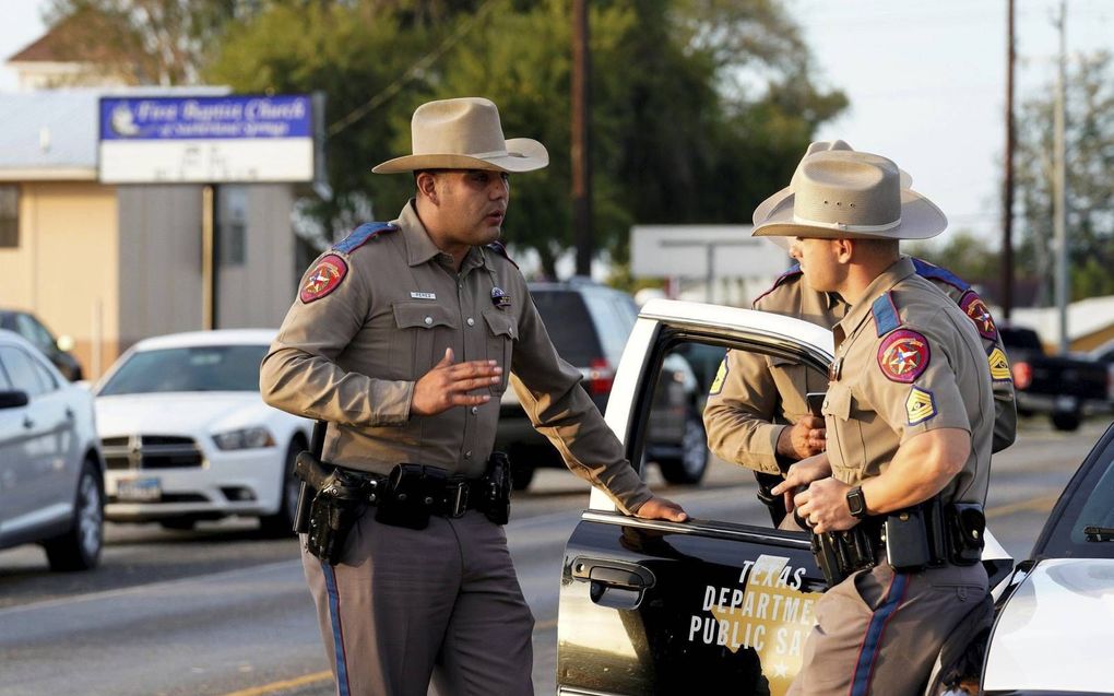 Het politieapparaat in de VS is sterk versnipperd. Foto: Texas Rangers. beeld Flickr, Michel Black