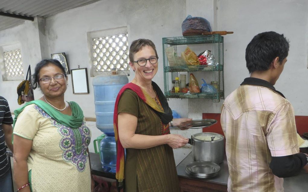 Foto in Kathmandu in het jaar 2015. beeld Berdine van den Toren