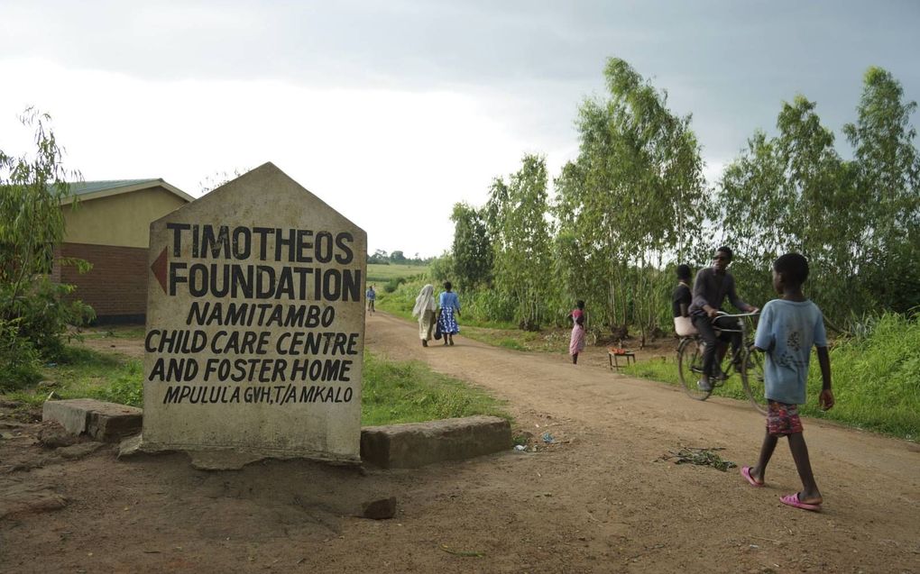 Kindzorgcentrum van Timotheos in Malawi. Beeld Stichting Timotheos