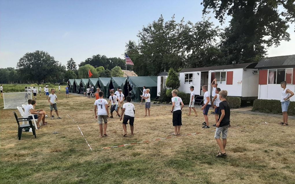 Kampterrein van organisatie Vast en Zeker. beeld Vast & Zeker Christelijke Jeugdkampen