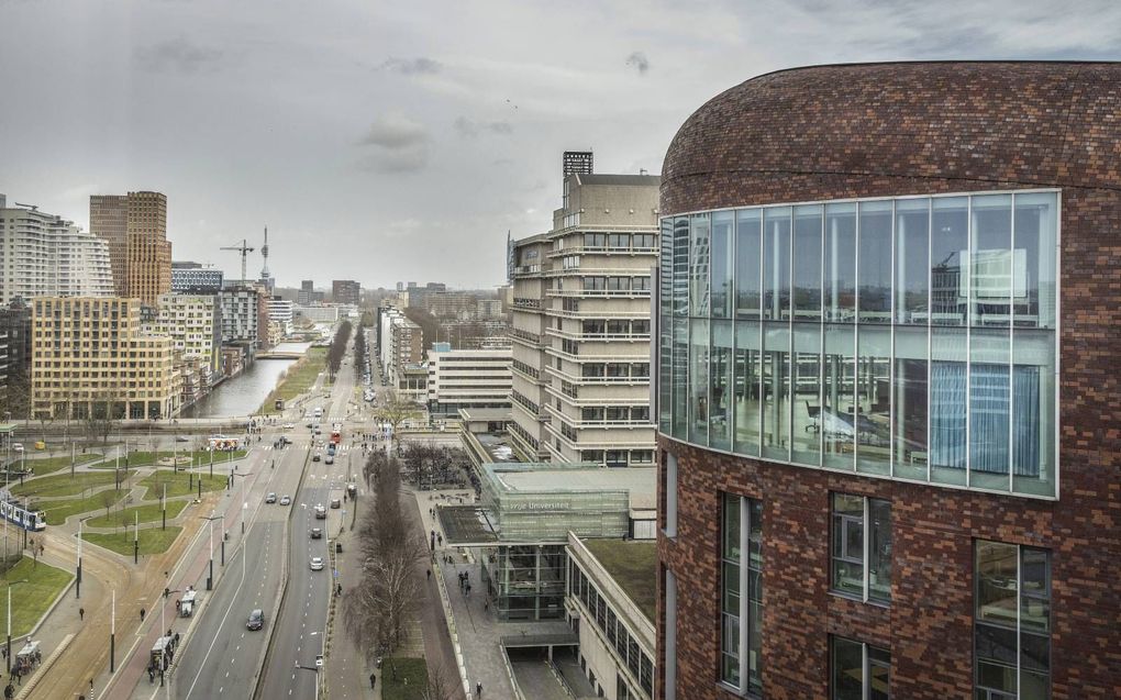 Gebouwen van de Vrije Universiteit Amsterdam.  beeld RD, Henk Visscher