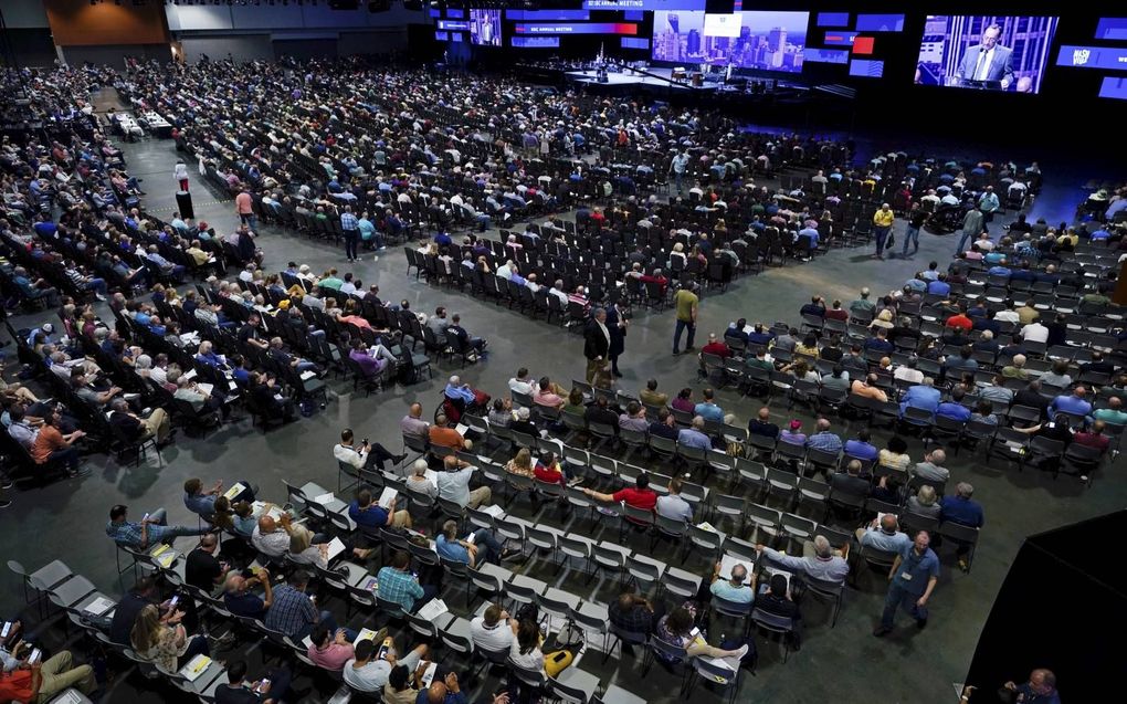 Conventie van de Zuidelijke Baptisten in Nashville. beeld ANP, Mark Humphrey