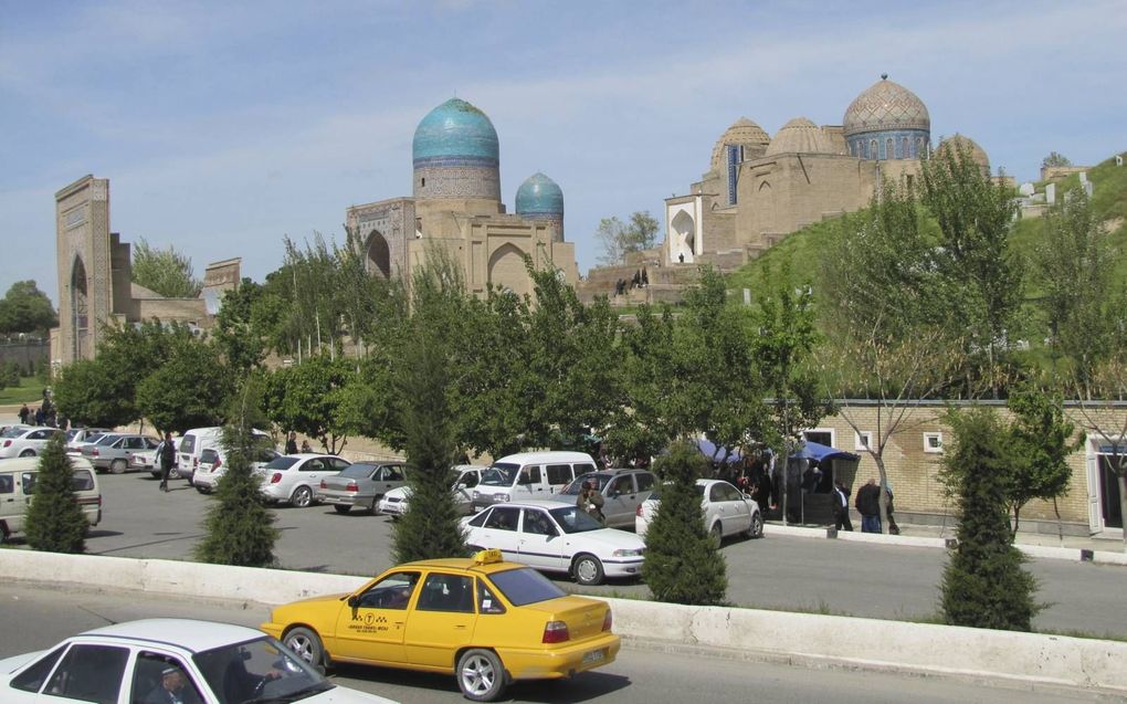 Christenen vormen een minderheid in het Centraal-Aziatische Oezbekistan. Foto: de eeuwenoude moskee van Samarkand. beeld William Immink