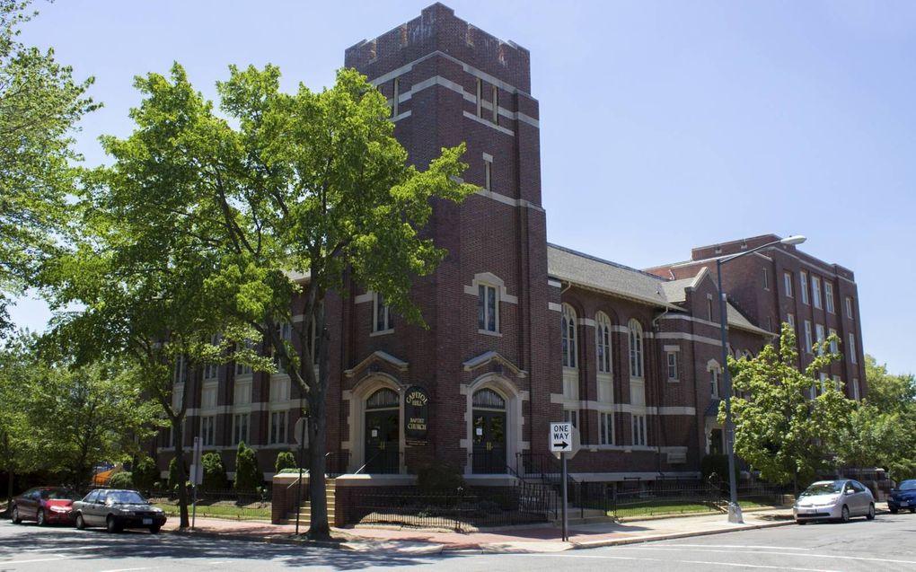 De Capitol Hilll Baptist Church in Washington DC. beeld Wikimedia, Dhousch