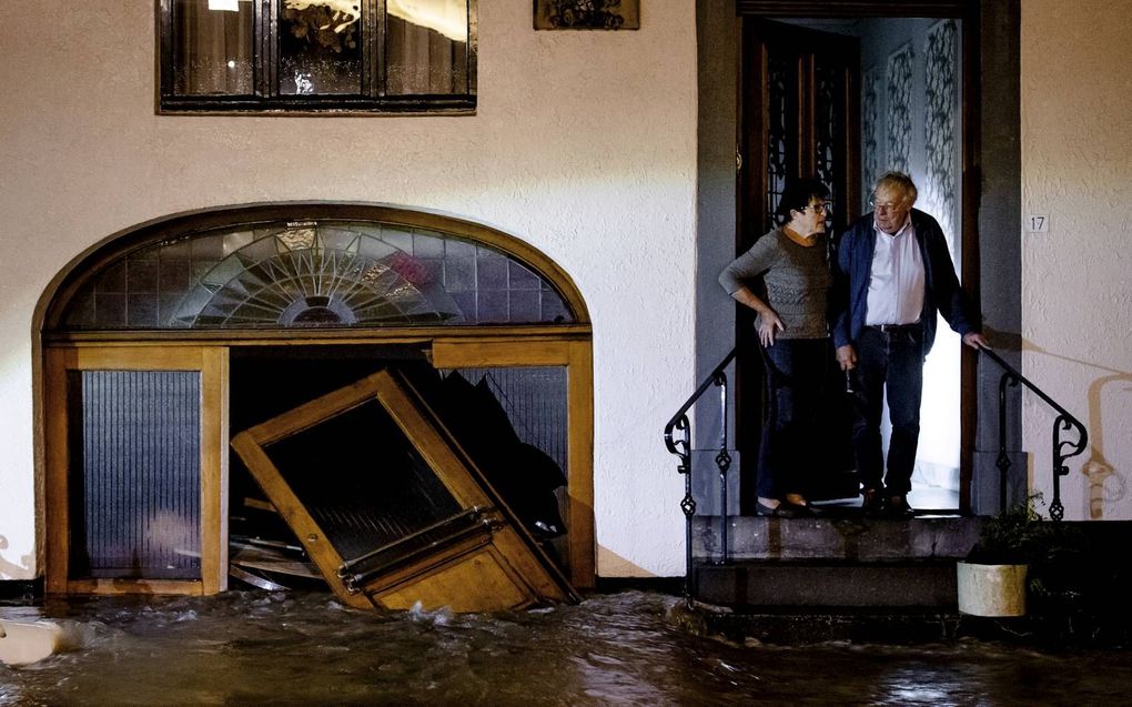 Schade aan een woning. beeld ANP, Sem van der Wal