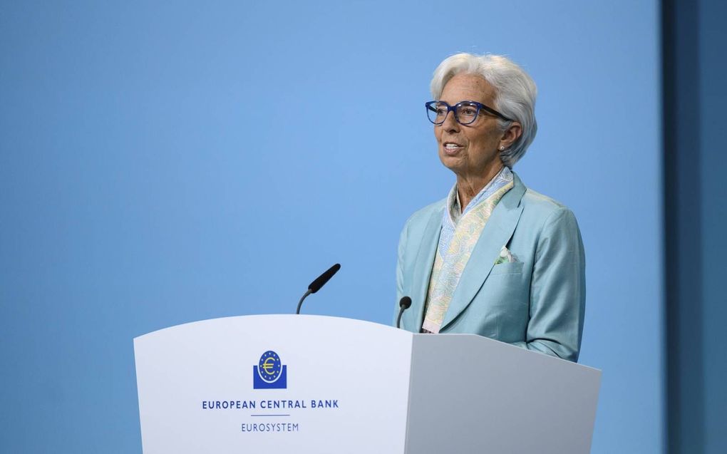 ECB-topvrouw Christine Lagarde. beeld EPA, Sanziana Perju