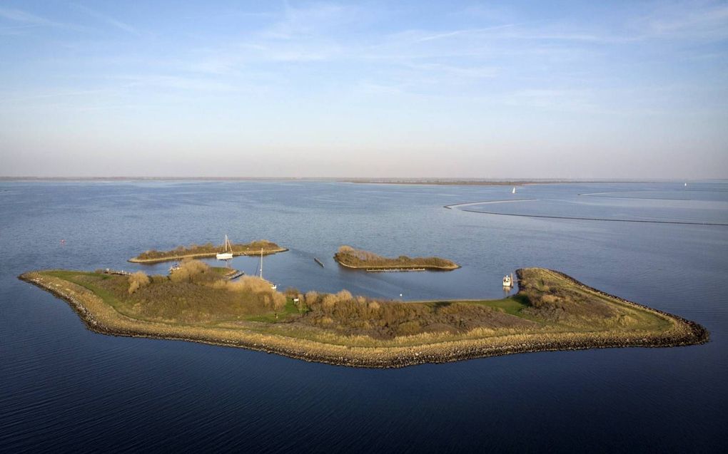 Het Grevelingenmeer is het grootste zoutwatermeer van Europa. beeld ​EPA, Olivier Hoslet