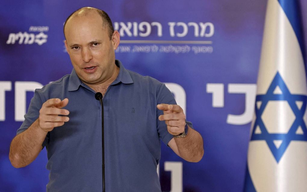 De premier van Israël, Naftali Bennett. beeld AFP, Jack Guez