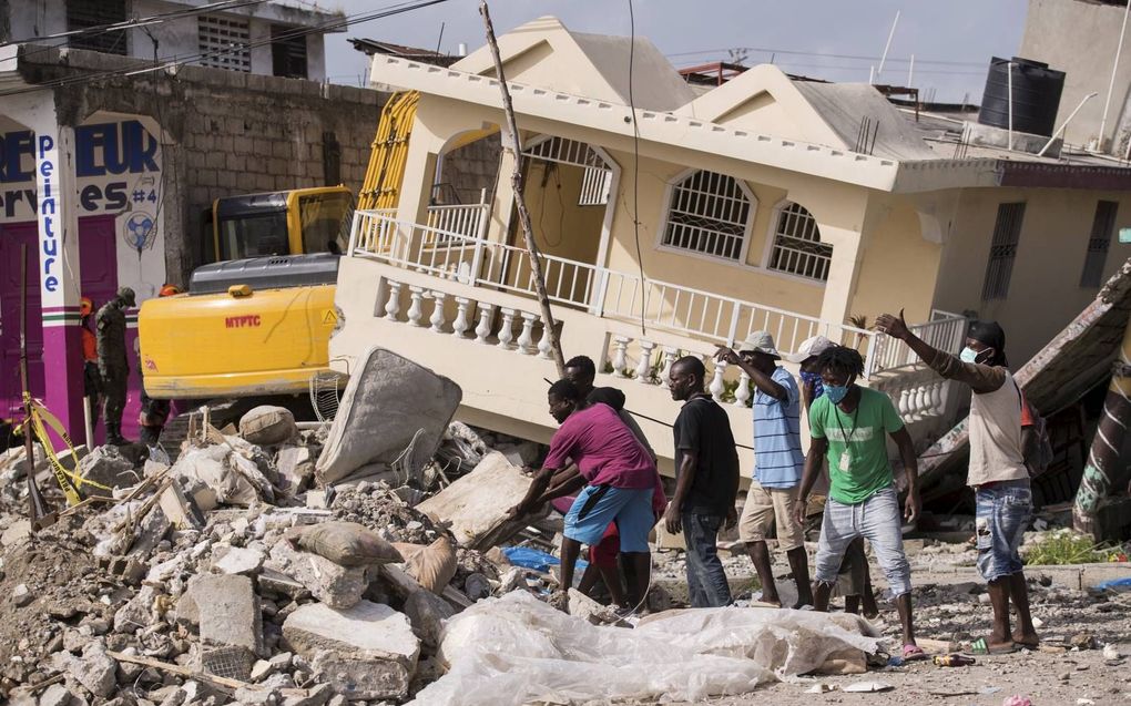 „Over Haïti is nauwelijks berichtgeving.” beeld EPA, Orlando Barria