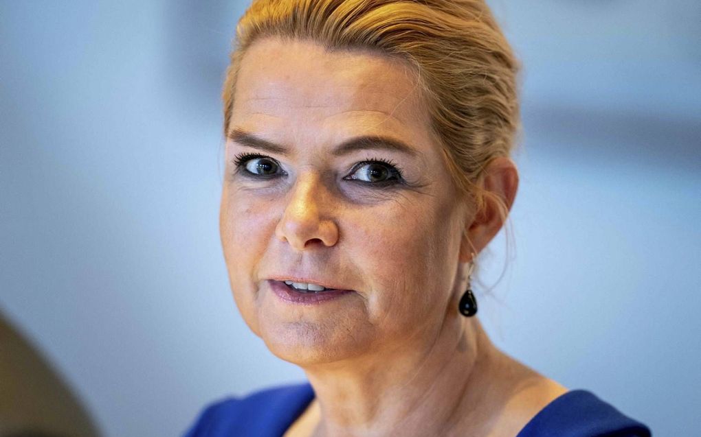 Oud-minister Inger Støjberg. beeld AFP, Mads Claus Rasmussen