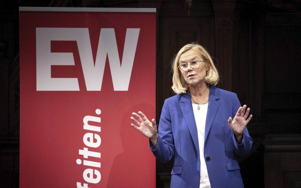 Sigrid Kaag, D66-leider, beeld ANP, Ramon van Flymen