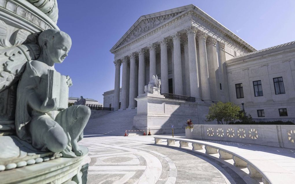 Het federale hooggerechtshof in Washington. beeld AFP, Kevin Dietsch