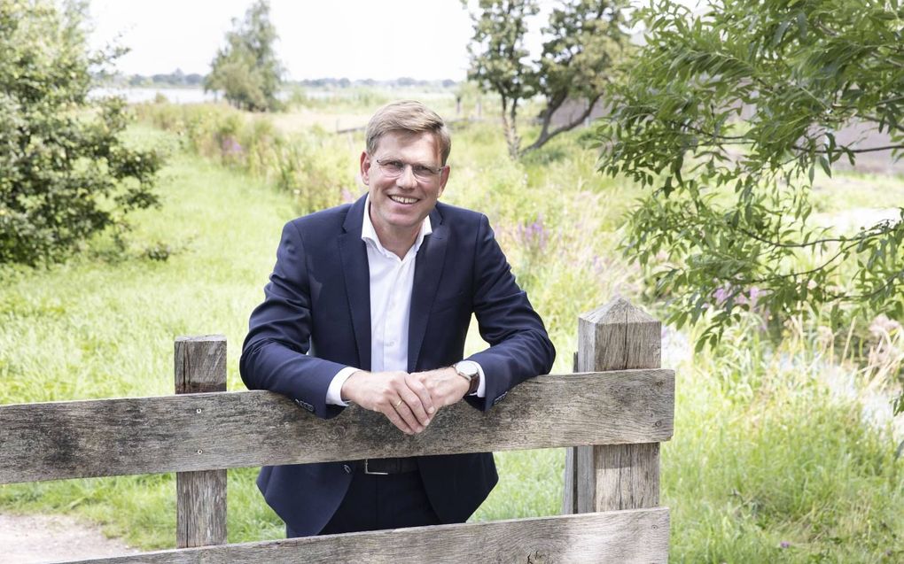 Laurens Kroon neemt na bijna 25 jaar afscheid van de Jeugdbond Gereformeerde Gemeenten (JBGG). beeld RD, Anton Dommerholt