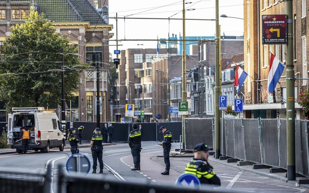 Feestelijk én beveiligd Den Haag. beeld ANP, Sem van der Wal