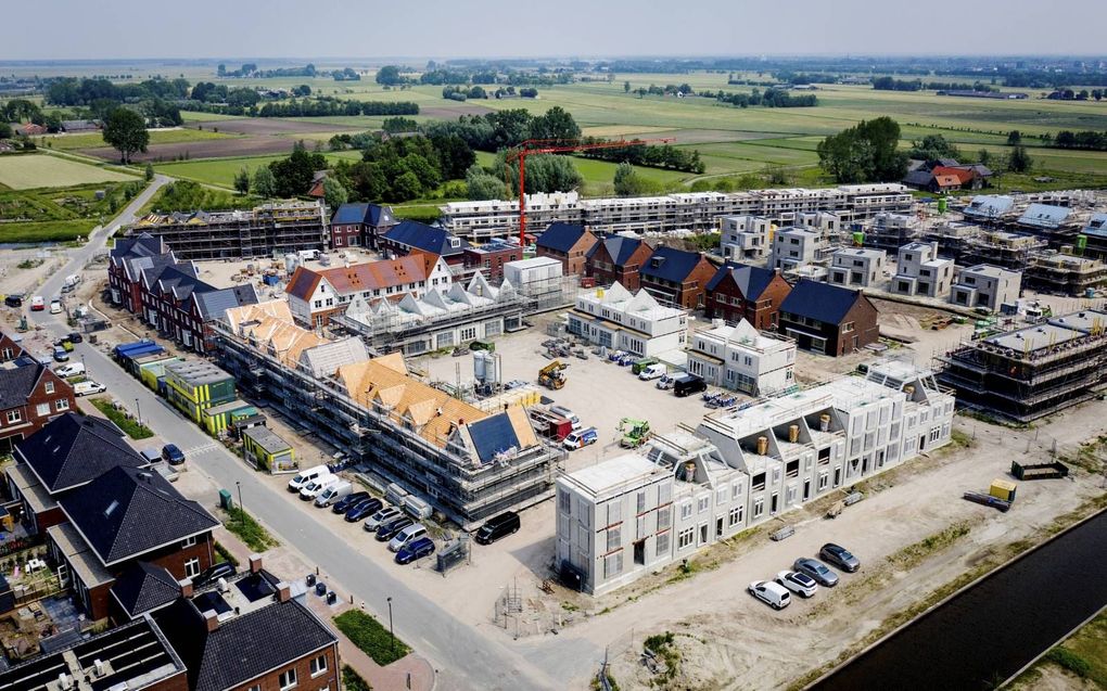 Na stikstof dreigt nu de verzekering van nieuwbouw een probleem te worden bij inlopen woningtekort.  beeld ANP, Sem van der Wal