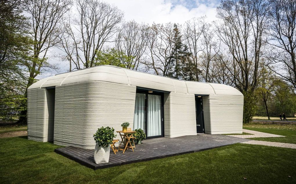 „Geef ruimte voor onconventionele oplossingen.” Foto: een woning van 3D-geprint beton in Eindhoven. beeld iStock