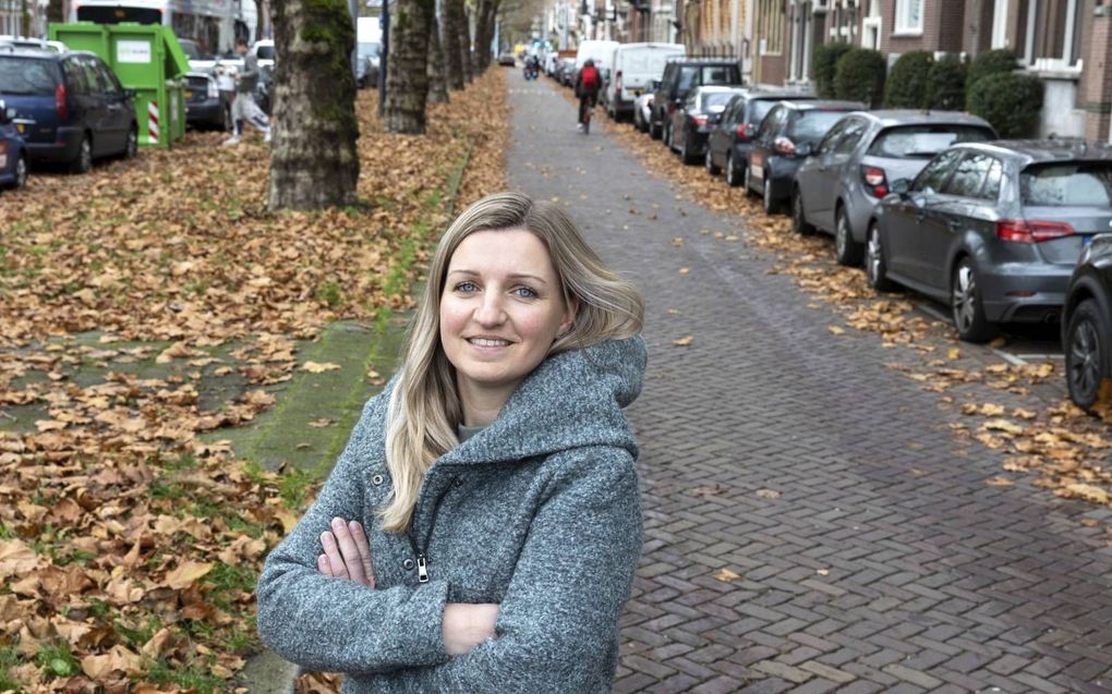 Ineke Bergsma is veldwerker Europese migranten bij Stichting Ontmoeting in Rotterdam. beeld RD, Anton Dommerholt