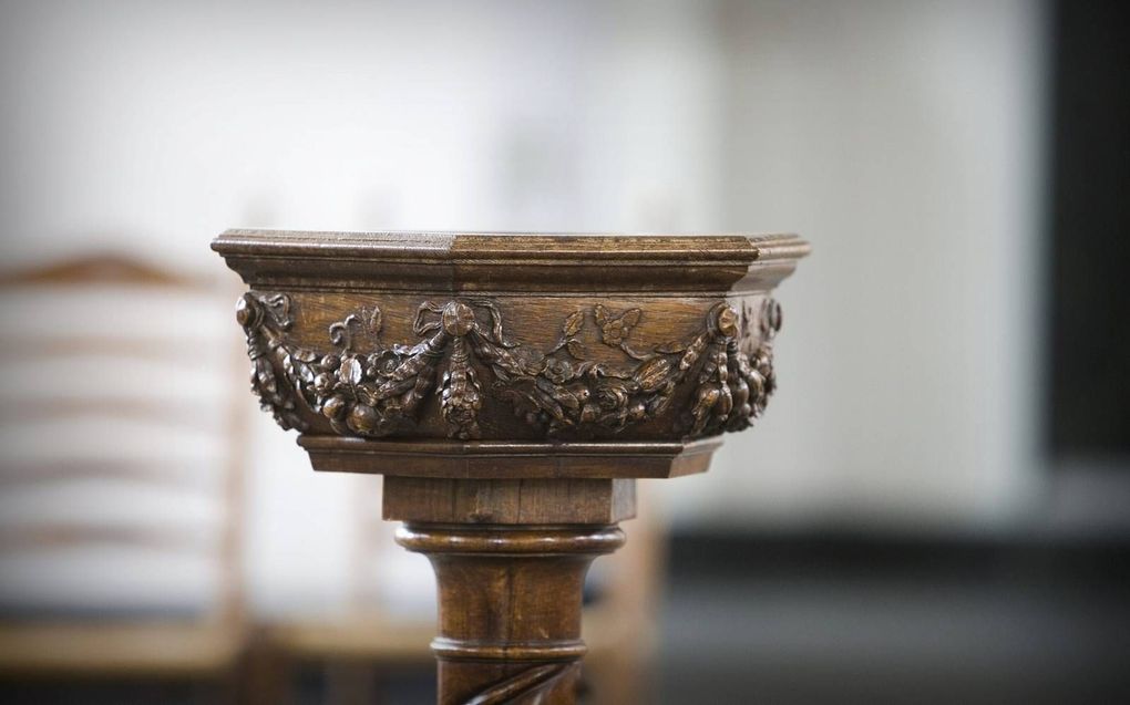 Doopvont in de Martinikerk in Doesburg. beeld RD, Henk Visscher