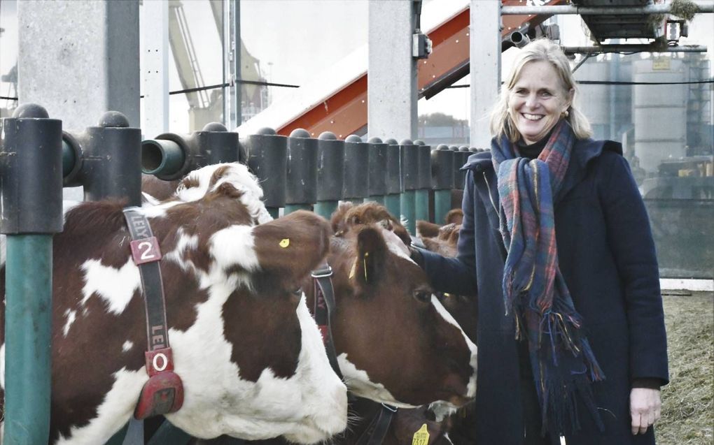 Initiatiefnemer en mede-eigenaar Minke van Wingerden: „Wij leveren veel blijheid.” beeld Theo Haerkens