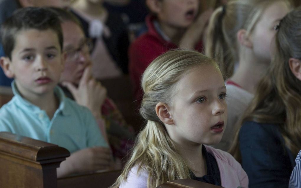 Kinderen in de kerk. beeld RD Anton Dommerholt