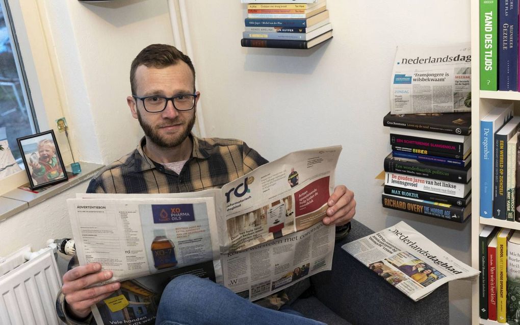 Historicus Christoph van den Belt onderzocht de geschiedenis van het ND en RD vanaf de jaren zestig tot 2000. „Het ND wil inclusief zijn, het RD juist exclusief.” beeld RD, Anton Dommerholt