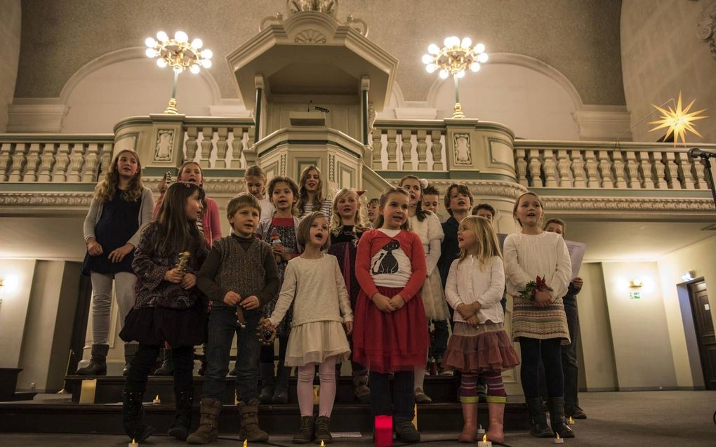 Kinderkerstfeest. beeld Pieter Heijboer