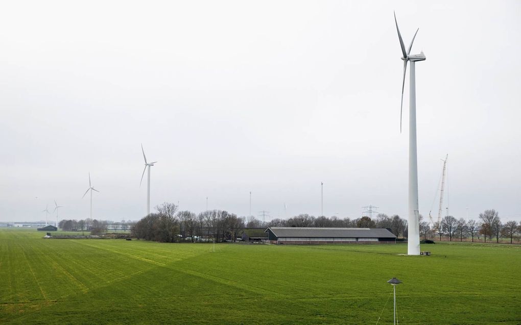 De locatie waar Meta, het moederbedrijf van Facebook, Whatsapp, Instagram en Messenger, een datacenter wil bouwen in de gemeente Zeewolde. beeld ANP, Sem van der Wal